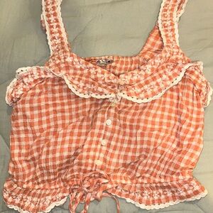 Picnic patterned tank